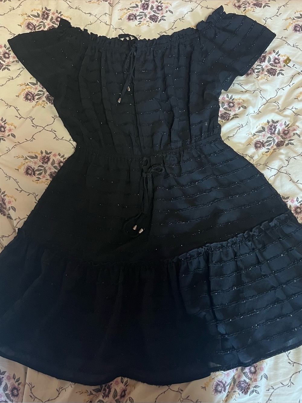 Sparkly Ruffle Dress - Picture 3 of 3